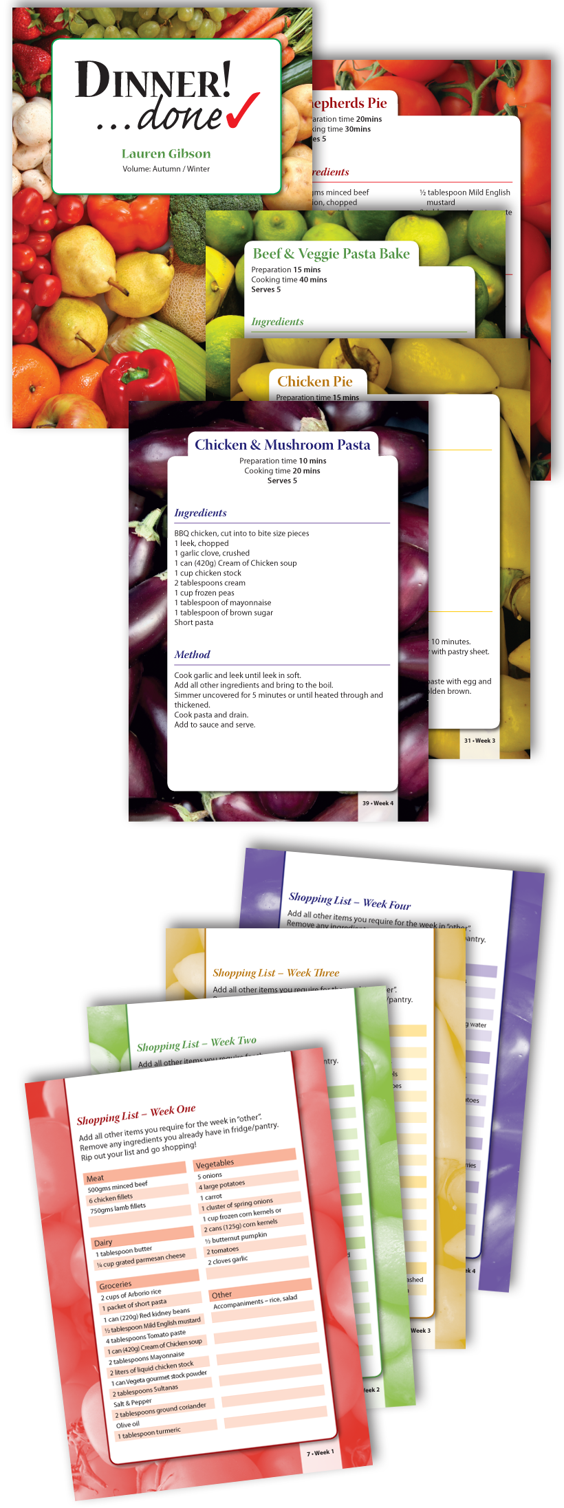 Dinner Done Cookbooks