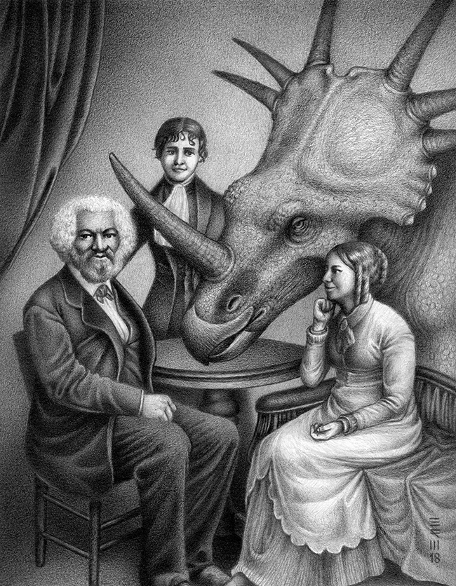 Frederick Douglass and Styracosaurus